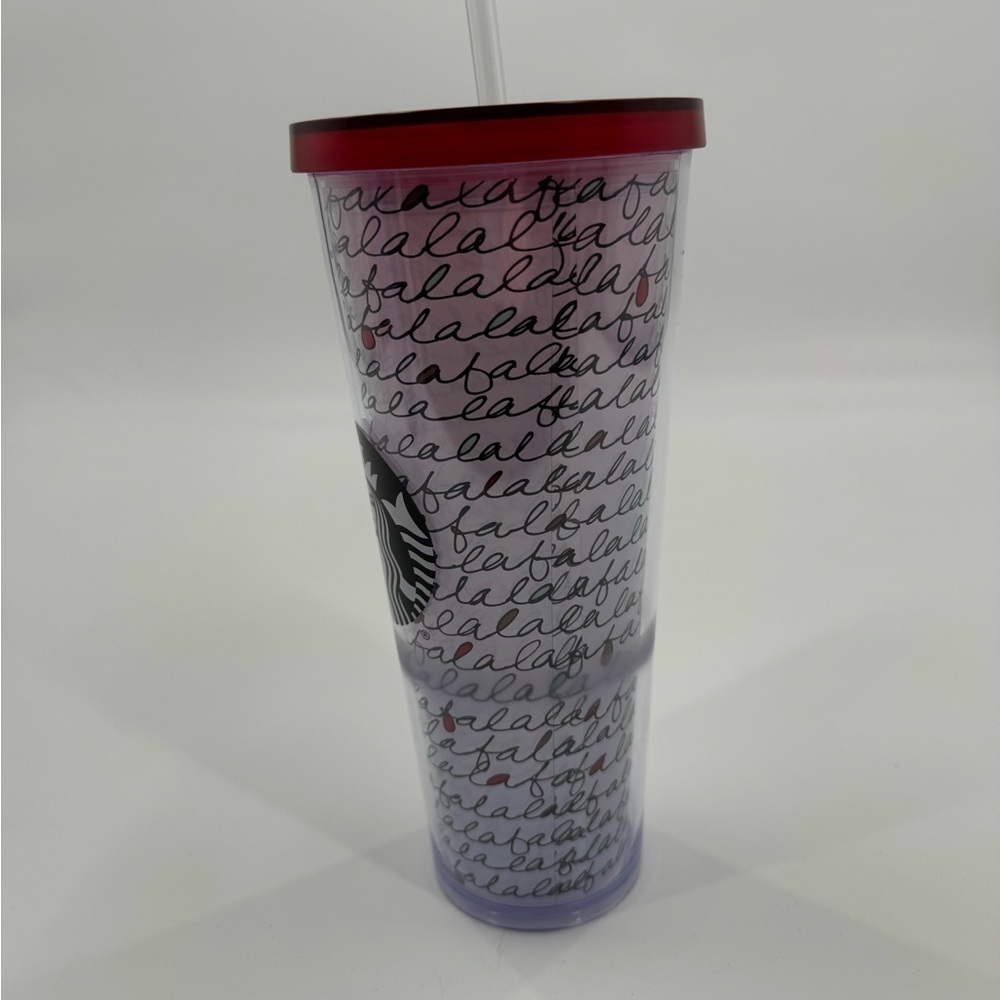 Starbucks 2016 fa la la cold venti cup new straw - Picture 2 of 11